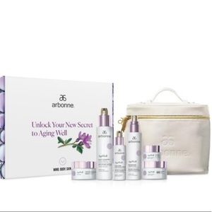 Genuine Arbonne AgeWell Age Well Set with Gift Bag